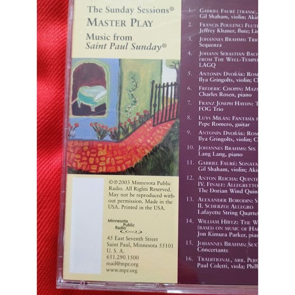 The Sunday Sessions CD - Master Play Music From Saint Paul Sunday - Picture 3 of 7